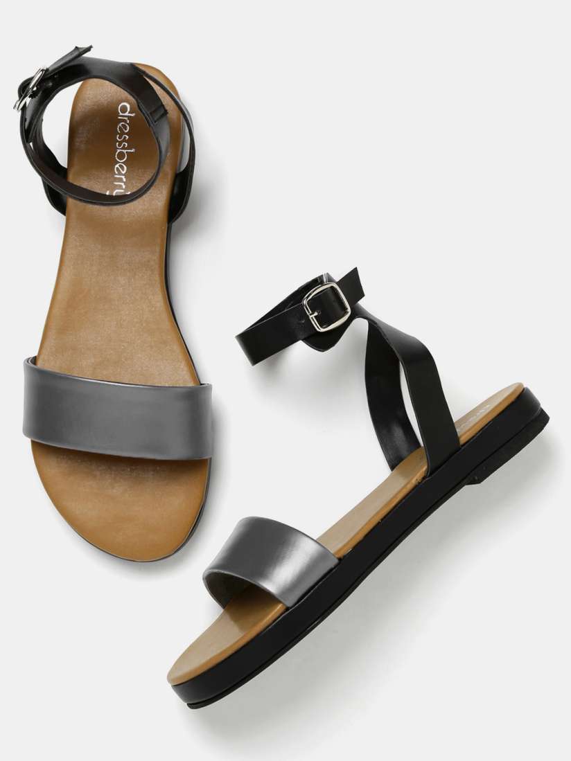 Buy DressBerry Women Black Flats Flats for Women Myntra