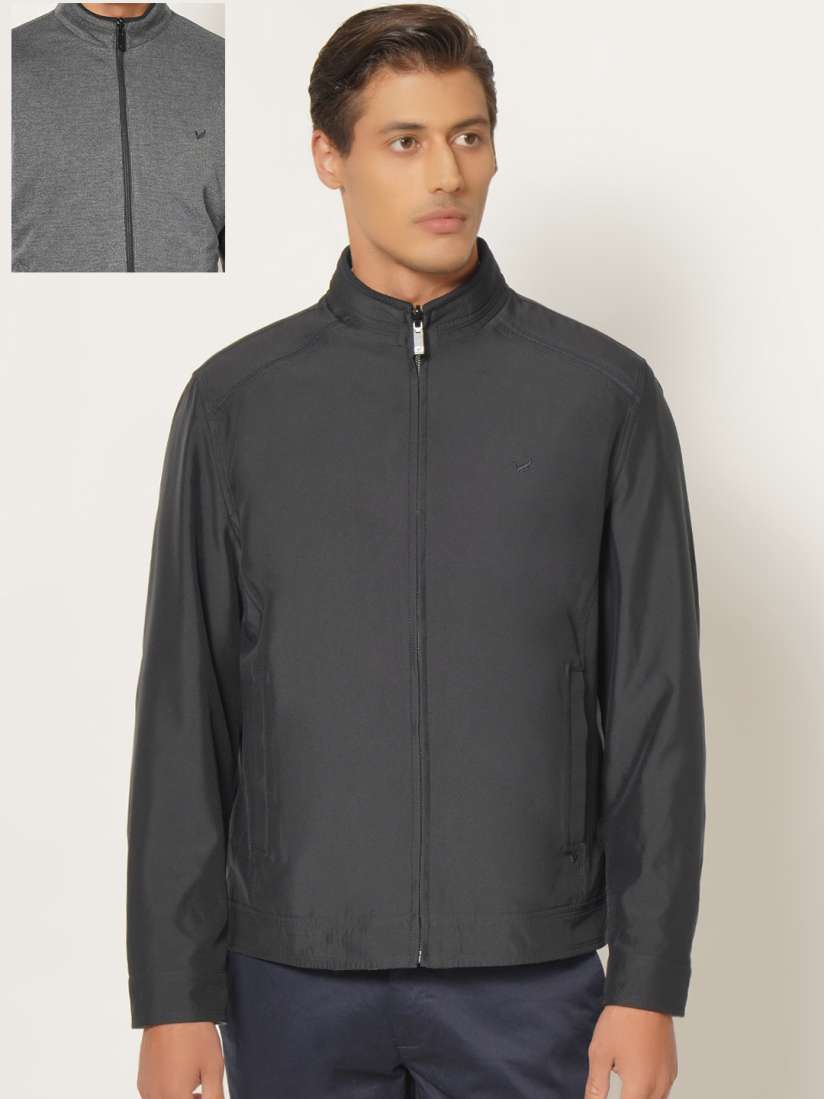 Buy Blackberrys Men Grey Reversible Jacket Jackets for Men 15565490 Myntra