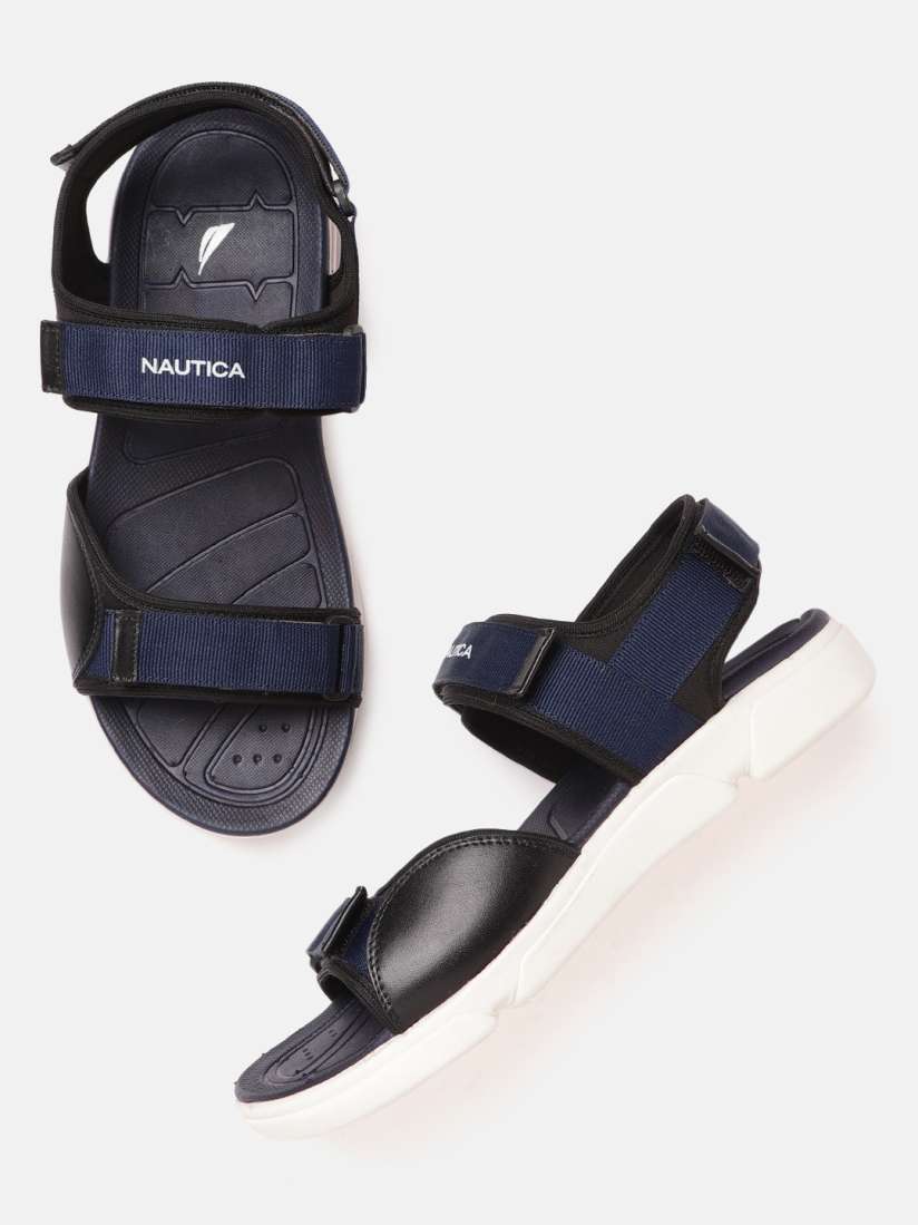 Buy Nautica Men Navy Blue Solid Sports Sandals Sandals for Men 15565818 Myntra