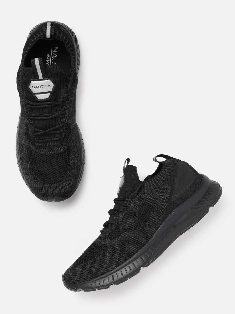 Buy Nautica Men Black Woven Design Sneakers Casual Shoes for Men 15565834 Myntra