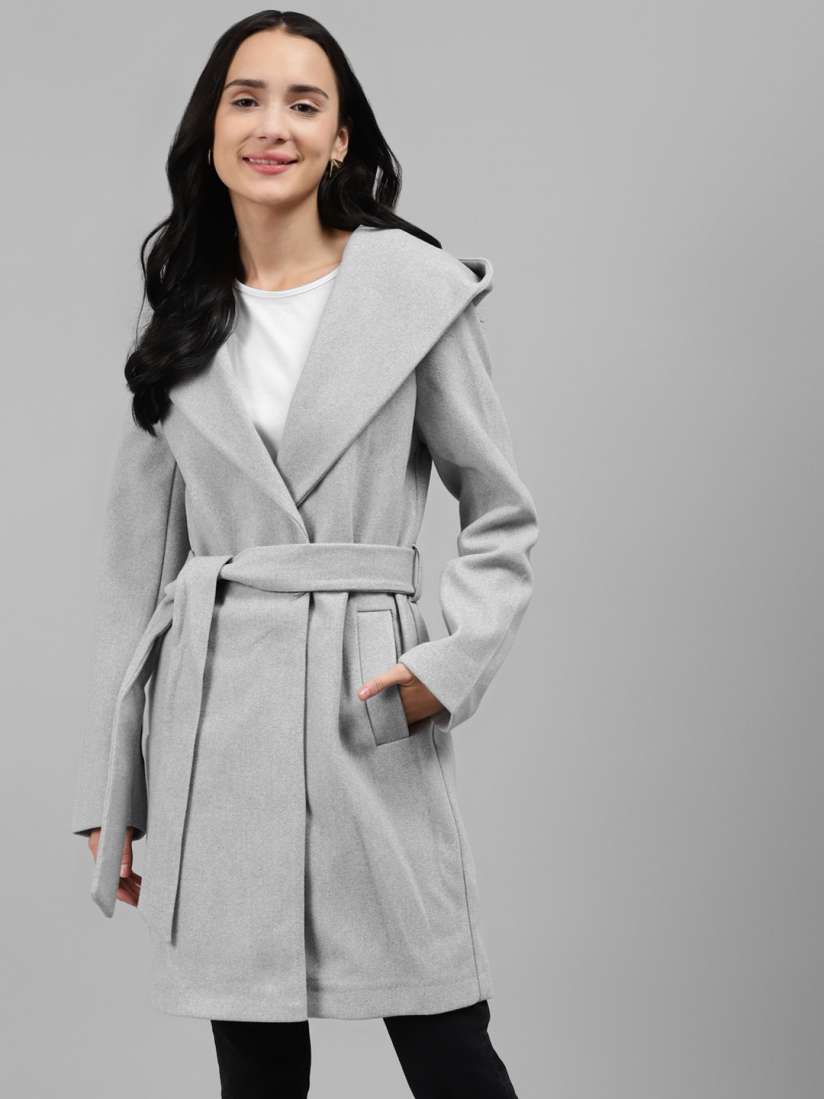 Marks and spencer grey coats cheap