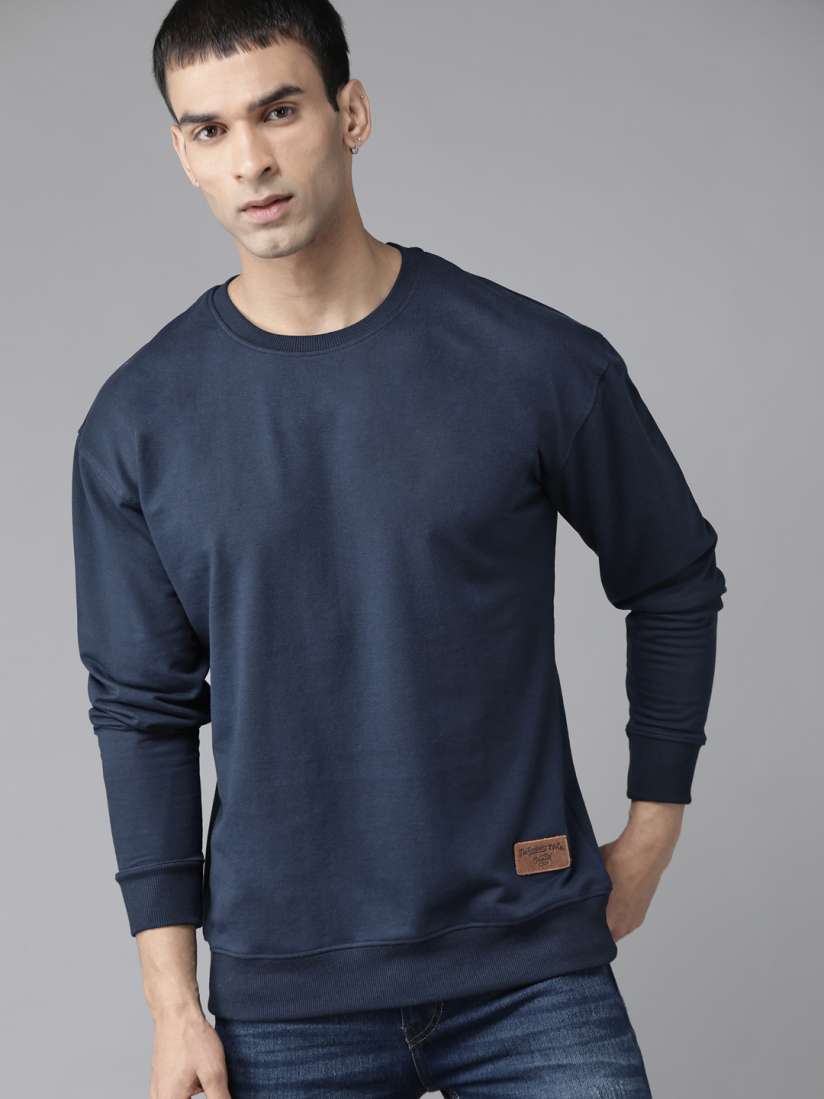 Roadster navy blue sweatshirt new arrivals