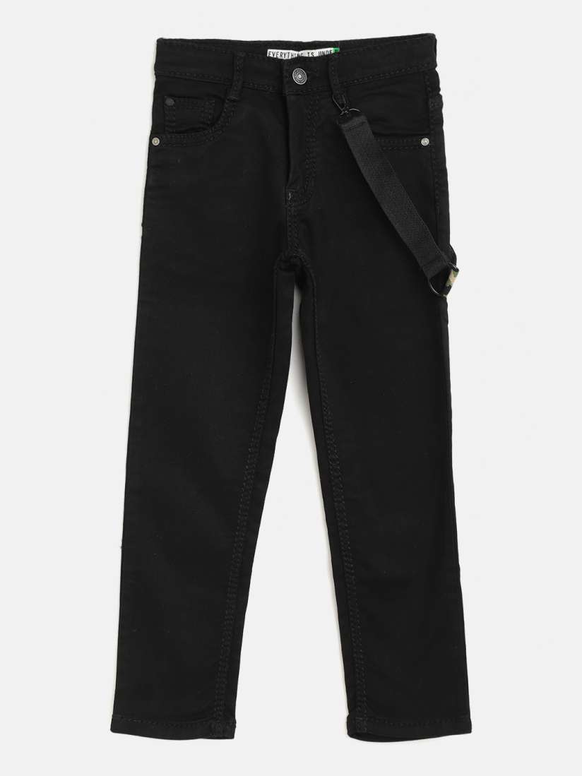 Myntra black jeans outlet