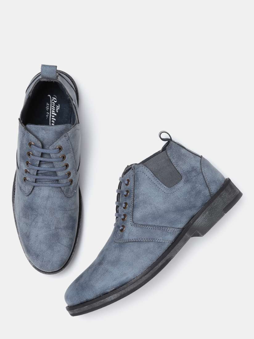 Roadster navy blue boots shop