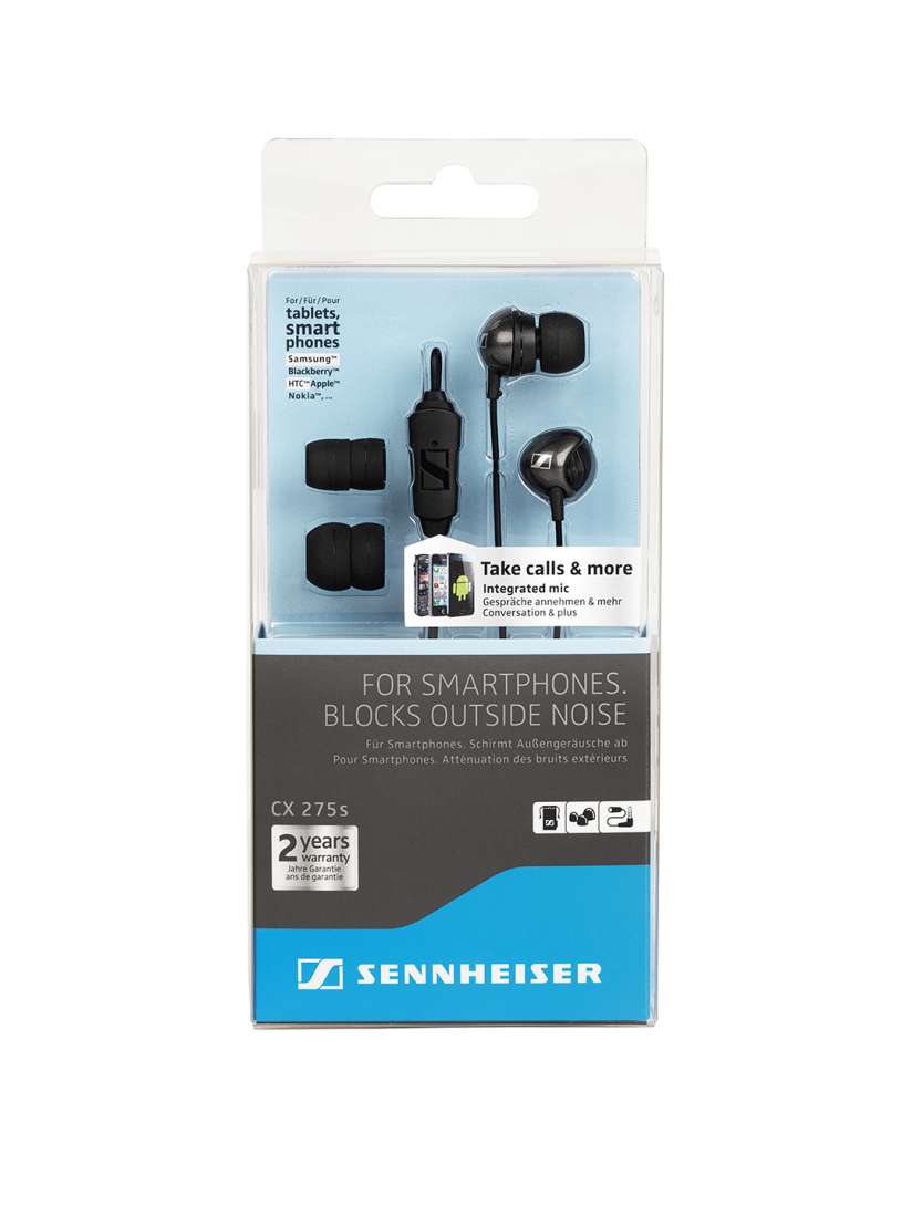 Buy Sennheiser Grey Black CX 275 s Earbuds with Mic Headphones for Unisex 1557504 Myntra