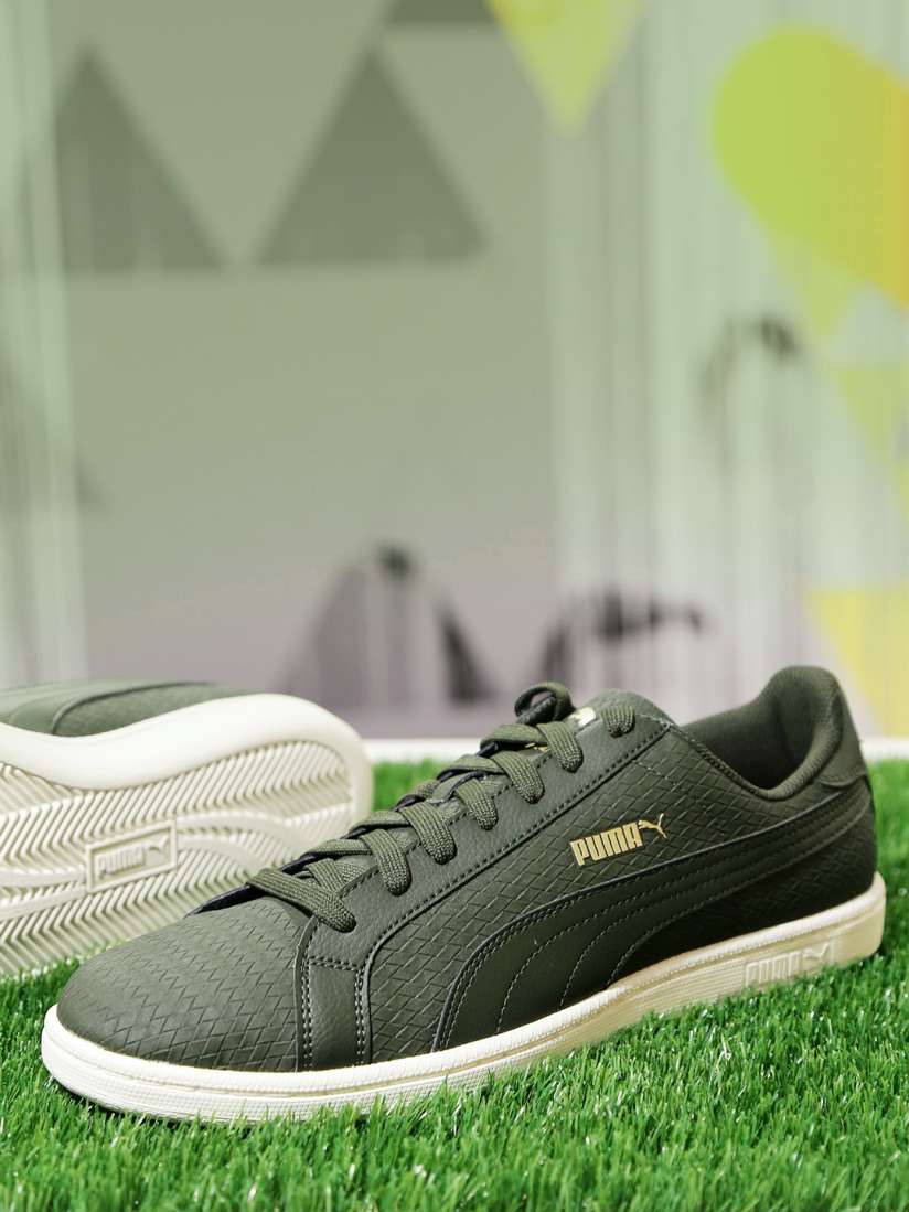 Puma sneakers olive green shop
