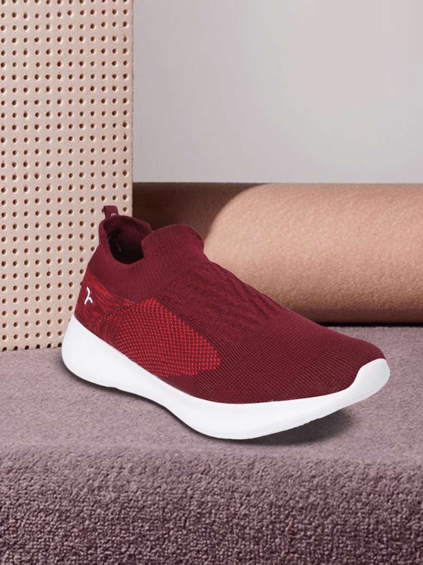 Buy Flying Machine Men Burgundy Solid Lumin Walking Shoes Sports Shoes for Men 15593726 Myntra