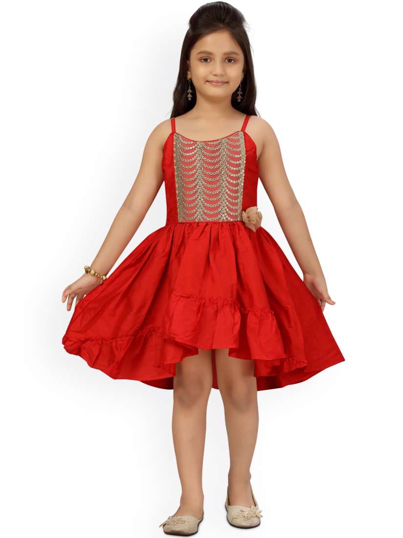 Myntra red gown store