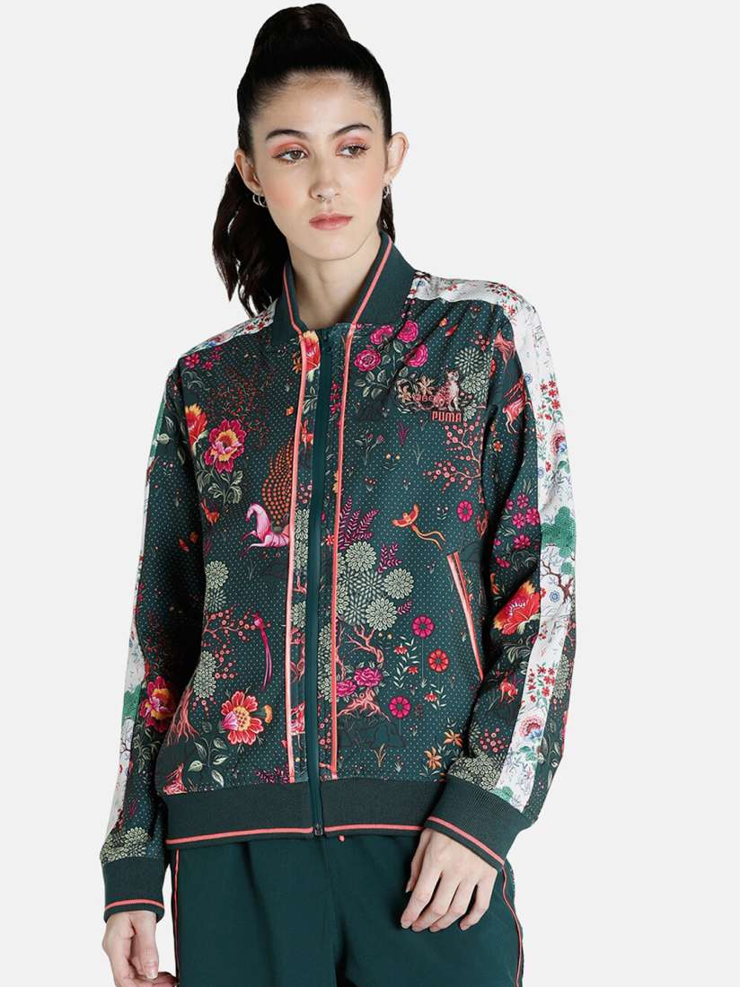 Puma floral jacket deals