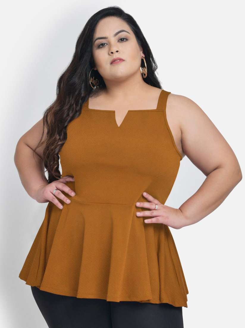 Scuba peplum top store