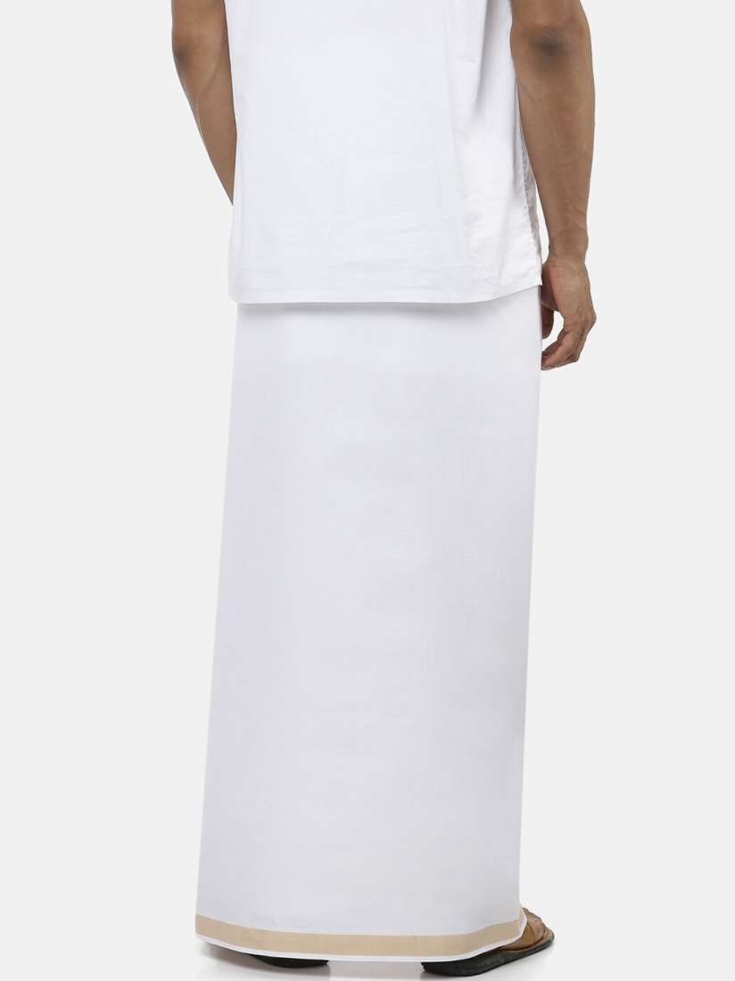Buy Ramraj Men White Solid Pure Cotton Dhoti Dhotis for Men 15607686 Myntra