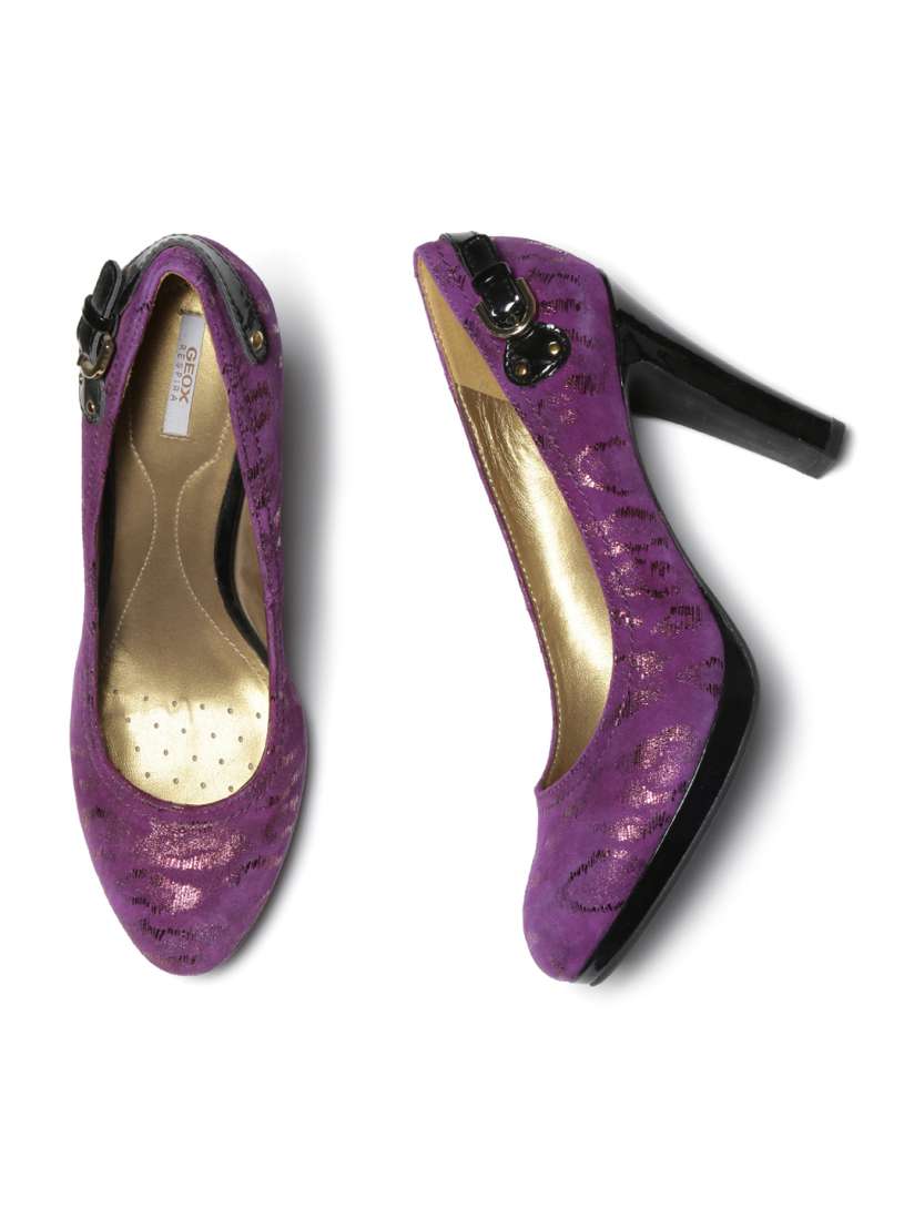 Buy Geox Respira Women Purple Italian Patent Leather Pumps Heels for Women 1560802 Myntra