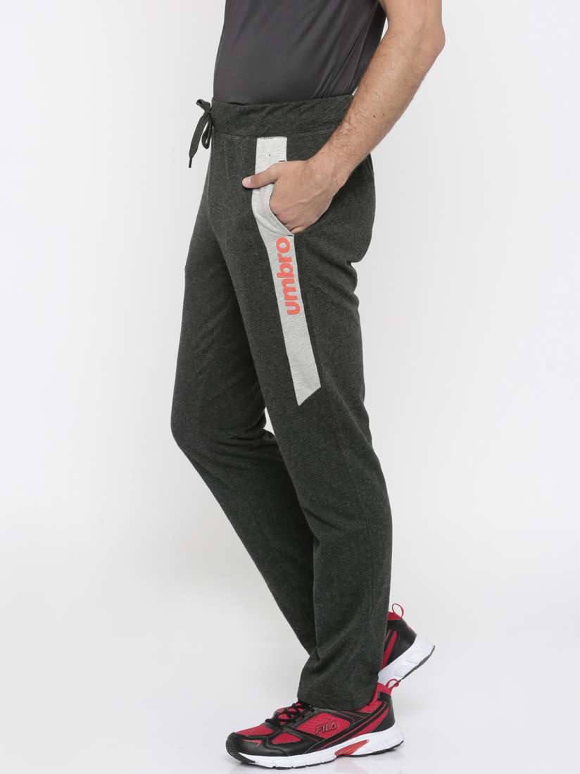 Buy Umbro Charcoal Grey Track Pants Track Pants for Men 1562560 Myntra