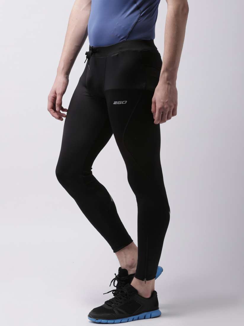 Buy 2GO Black Tights Tights for Men 1563338 Myntra