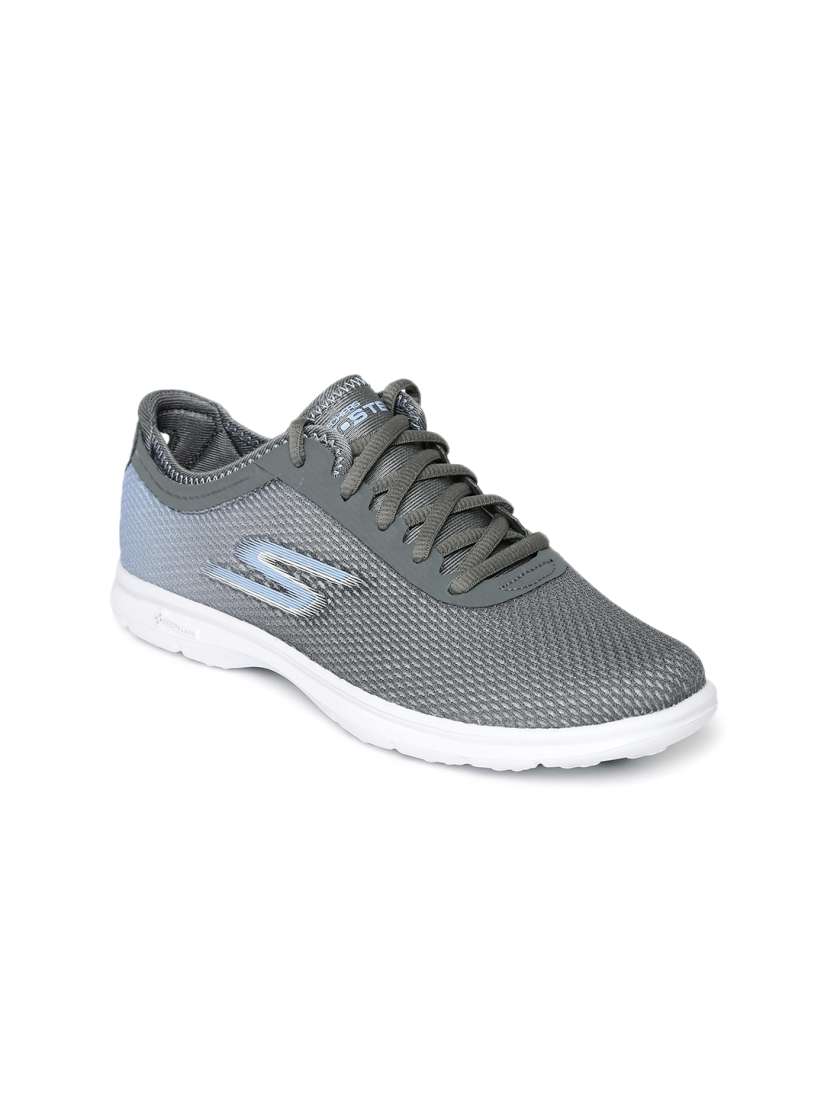 Buy Skechers Women Grey Blue Go Step Cosmic Walking Shoes Sports Shoes for Women 1563747 Myntra