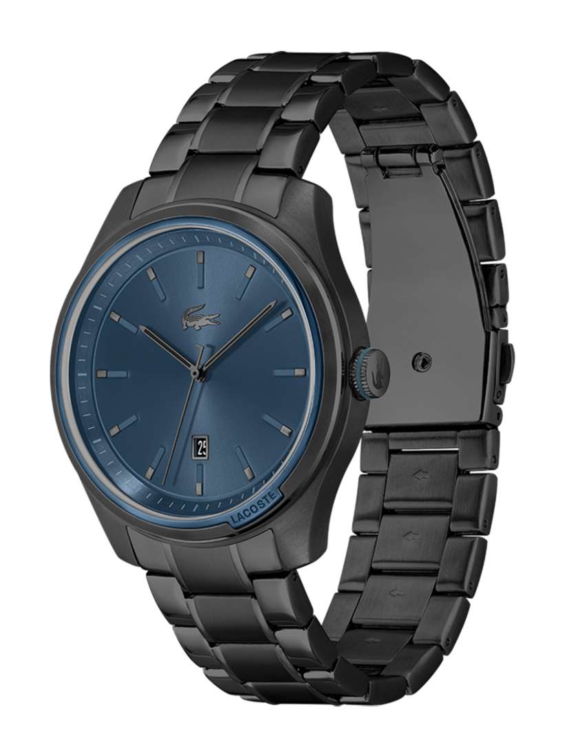 Lacoste watch black and blue top