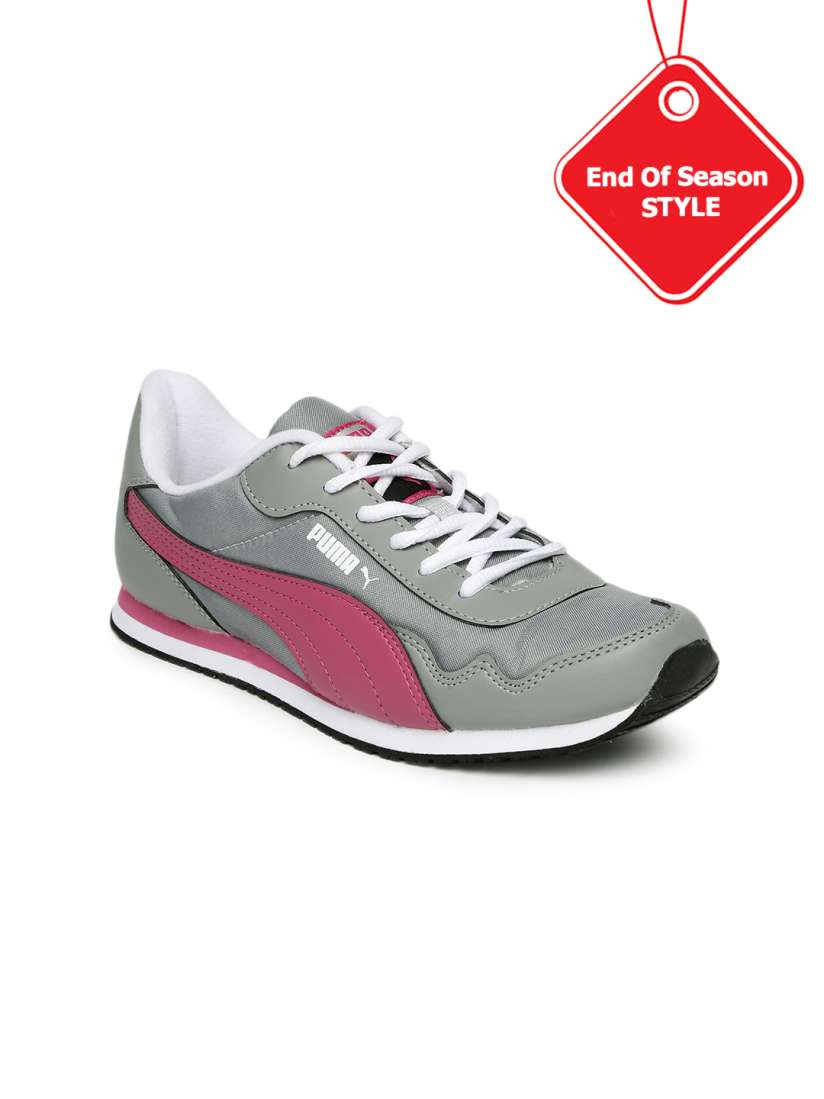 Buy PUMA Women Grey Pink Casual Shoes Casual Shoes for Women 1564435 Myntra