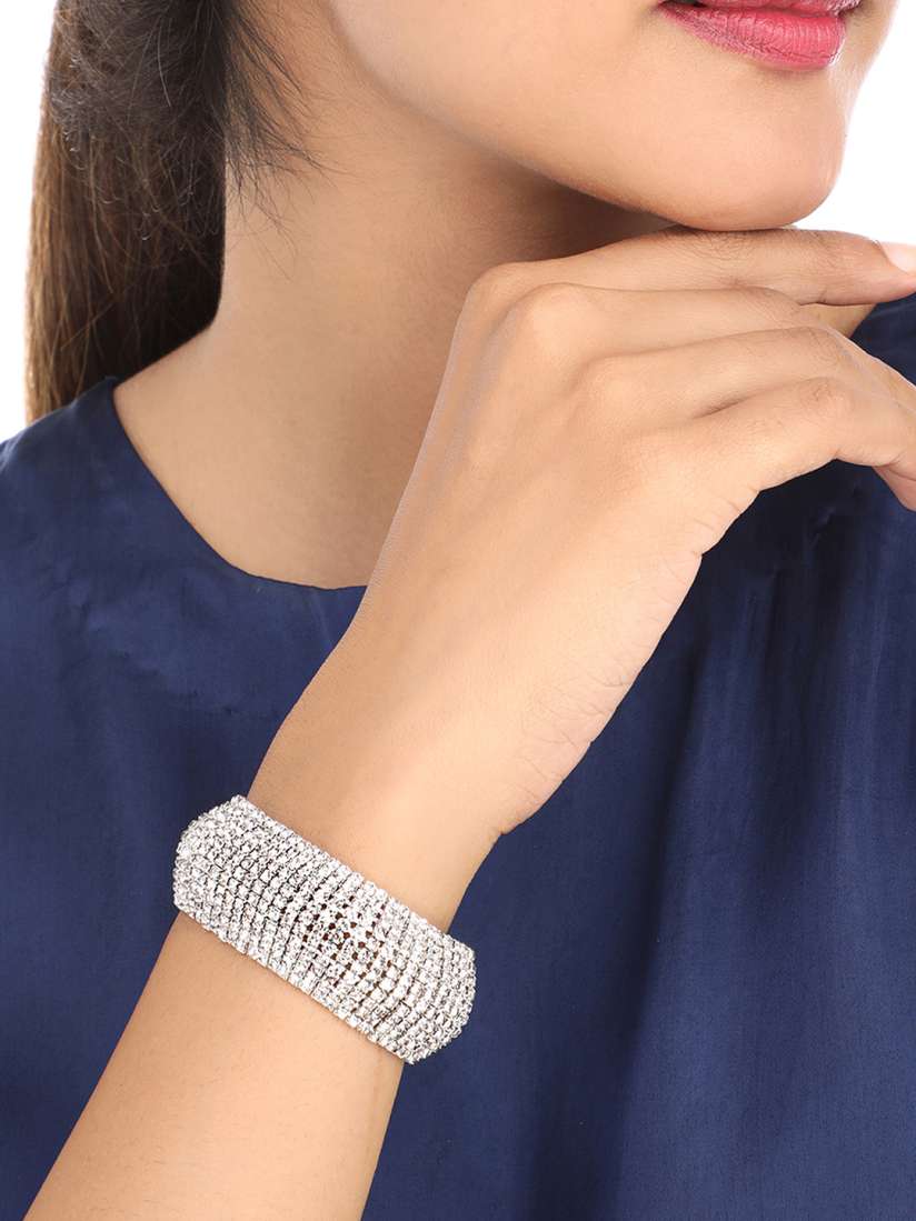 Yellow chimes stainless steel rhodium bracelet 2025