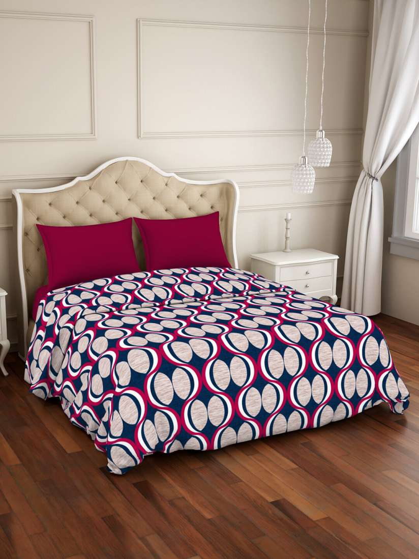 Buy Welspun Pink Blue Microfiber AC Room 120 GSM Double Bed Quilt Blankets Quilts and Dohars for Unisex 15649184 Myntra