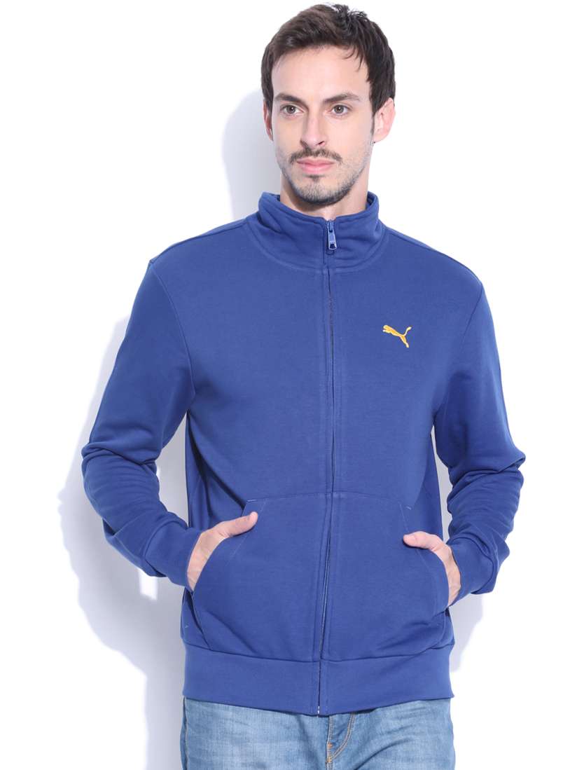 Puma blue sweat jacket outlet
