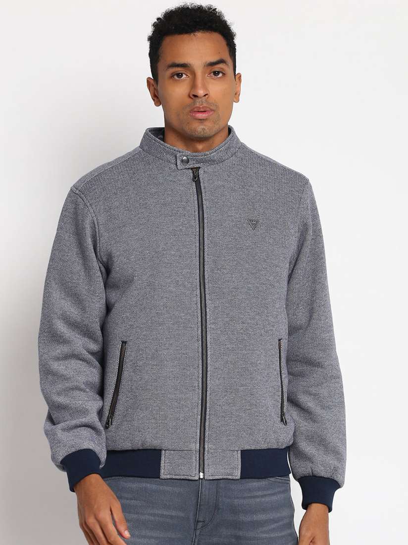 Buy Lee Men Grey Bomber Jacket Jackets for Men 15653150 Myntra