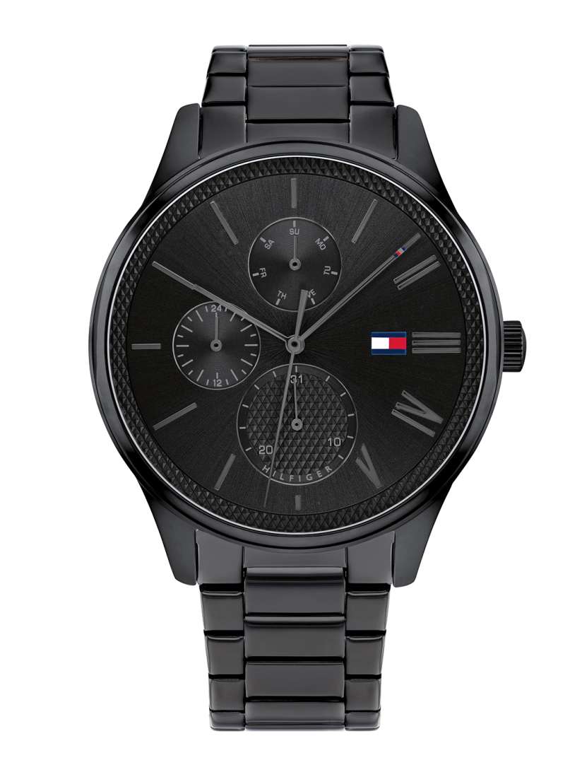 Tommy hilfiger watches for men black outlet