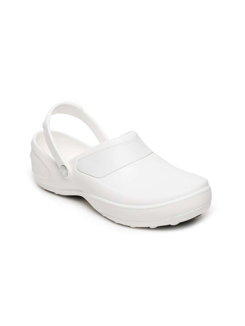 Buy Crocs Women White Solid Clogs Flip Flops for Women 1567093 Myntra