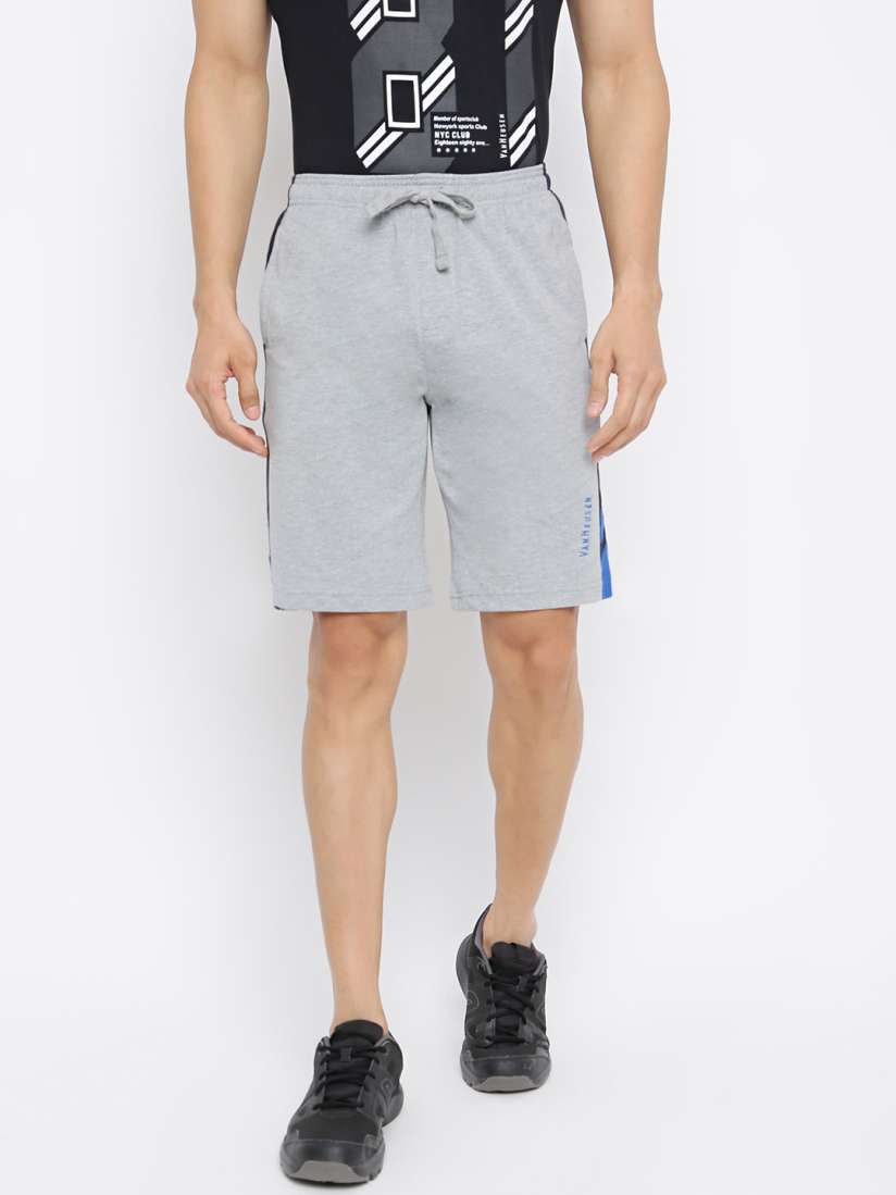 Mens grey smart shorts cheap