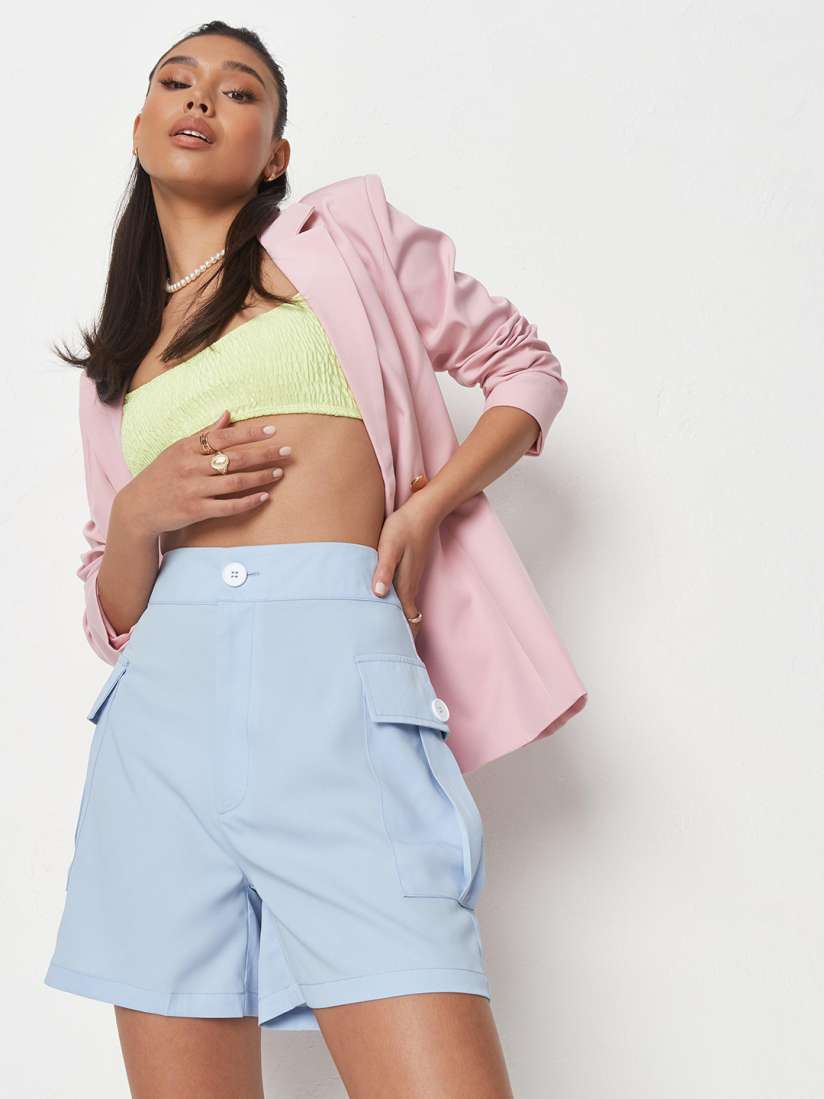 Missguided high waisted shorts on sale