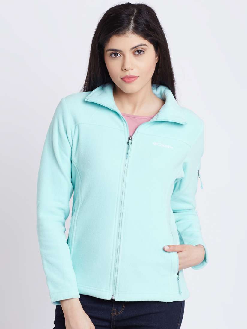 Columbia light blue jacket top
