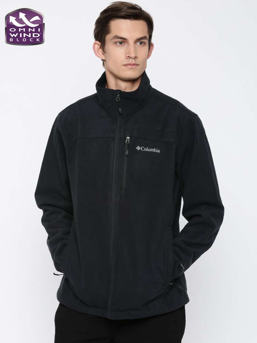 Buy Columbia Men Black Wind Protector Winter Outdoor Jacket Jackets for Men 1567486 Myntra