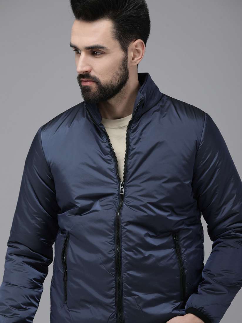 Buy SPYKAR Men Navy Blue Lightweight Casual Padded Jacket Jackets for Men 15678398 Myntra