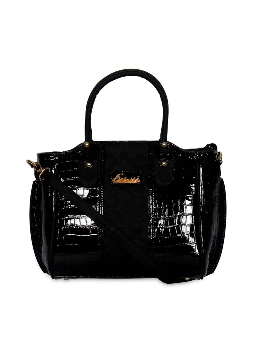 Buy ESBEDA Black Textured Handbag Handbags for Women 1568296 Myntra