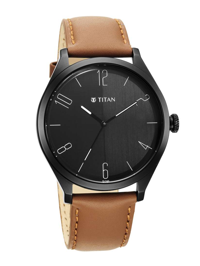 Titan watch leather strap outlet