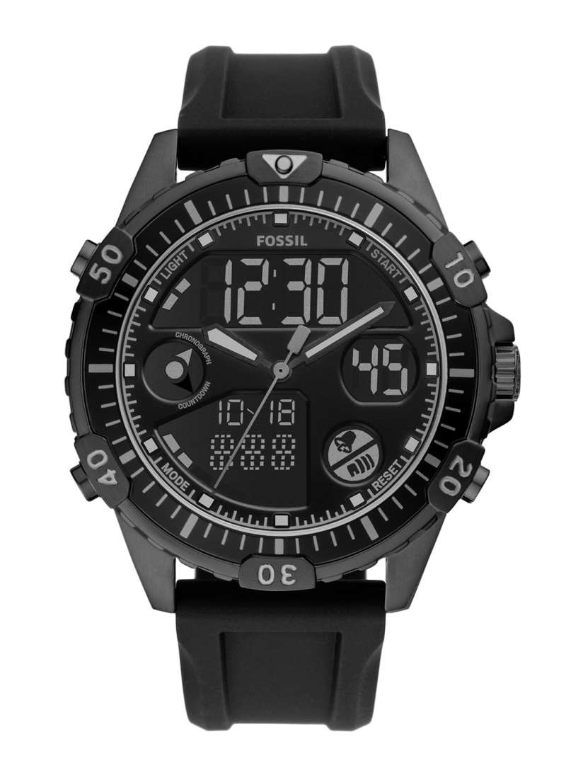 Buy Fossil Men Black Dial Black Straps Analogue and Digital Automatic Watch FS5775 Watches for Men 15685768 Myntra