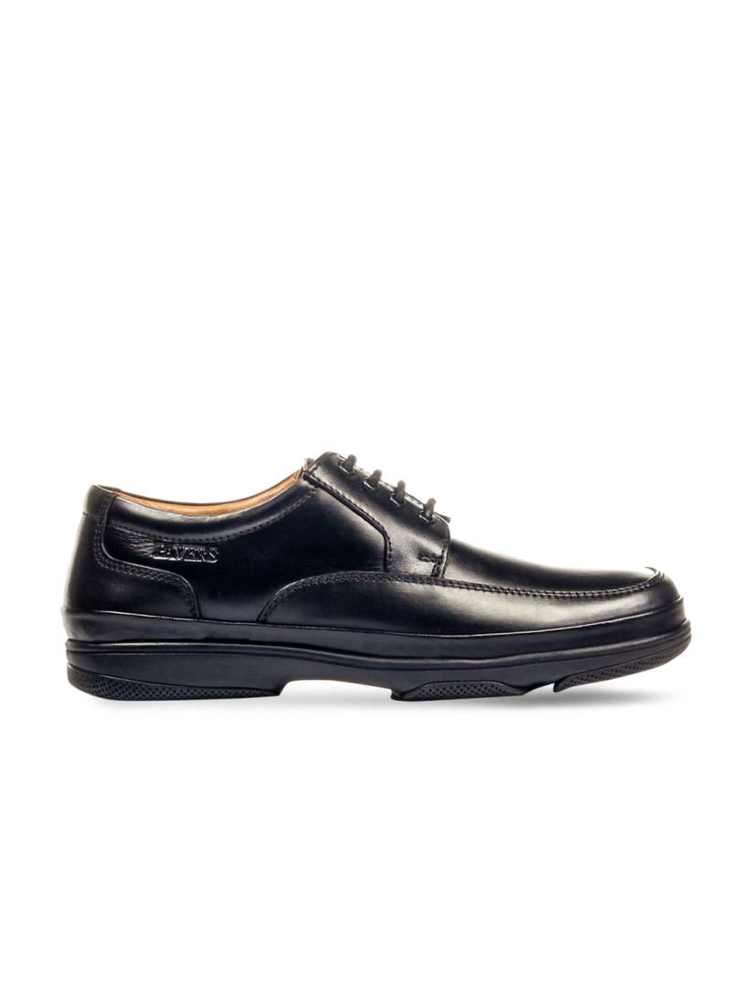 Buy Pavers England Men Black Leather Semiformal Shoes Formal Shoes for Men 1568858 Myntra