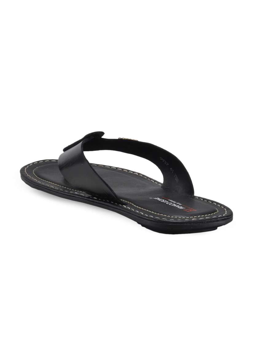 Buy Franco Leone Men Black Leather Sandals Sandals for Men 1568969 Myntra