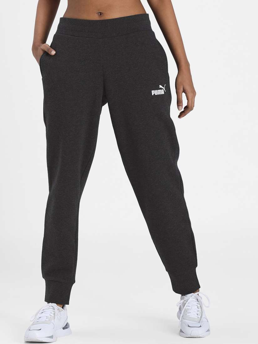 Buy Puma Women Grey Solid ESS Jogger Sweatpants Track Pants for Women 15690854 Myntra