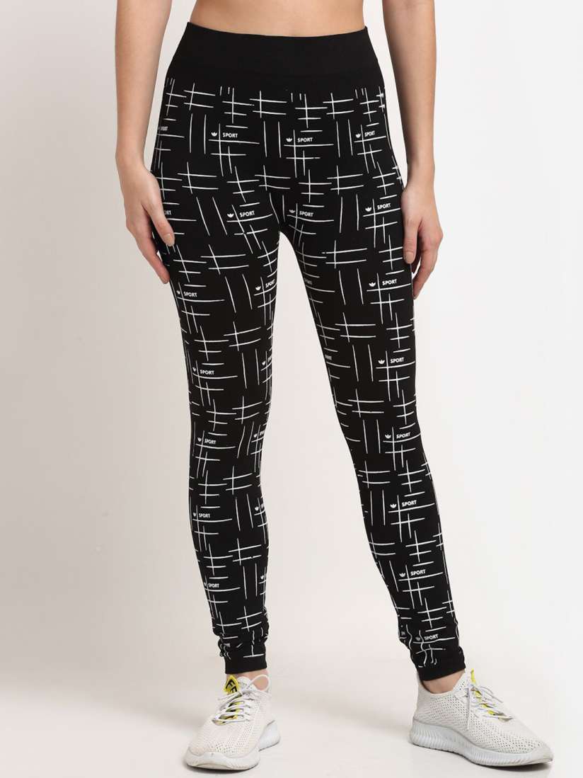 Buy Klotthe Women Black Printed Skinny Fit Jeggings Jeggings for Women 15693250 Myntra
