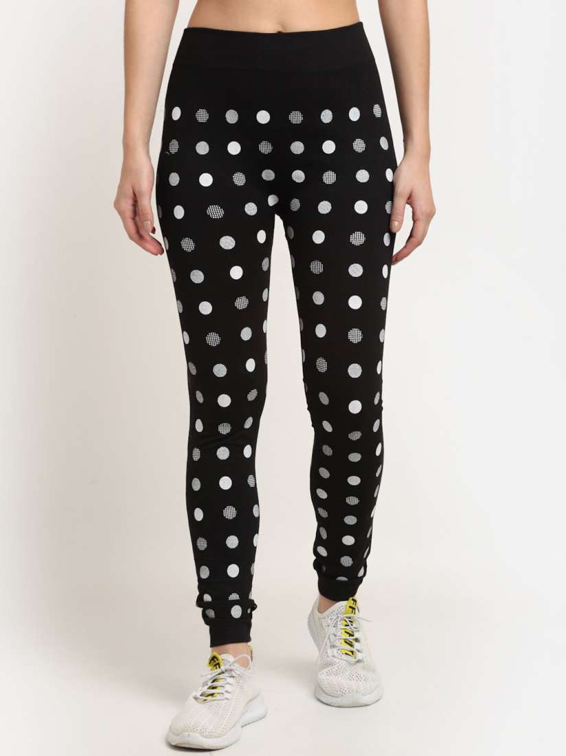 Black jeggings myntra sales