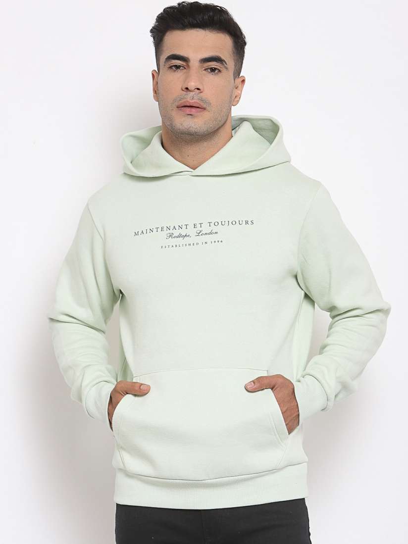 Buy Red Tape Men Green Hooded Sweatshirt Sweatshirts for Men 15710604 Myntra