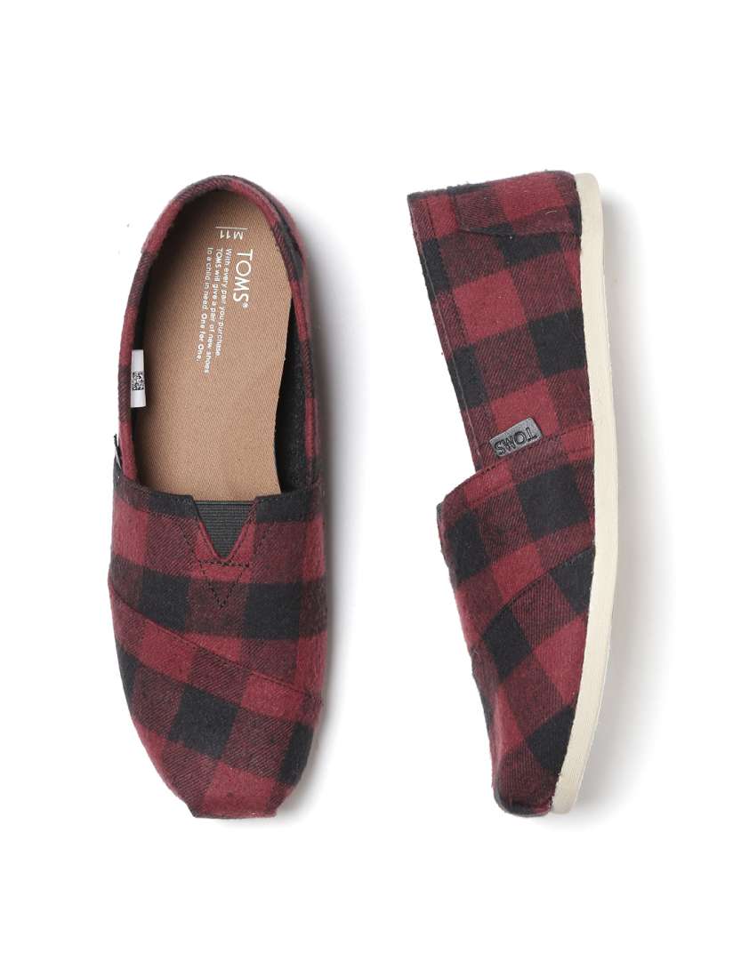 Maroon toms mens discount