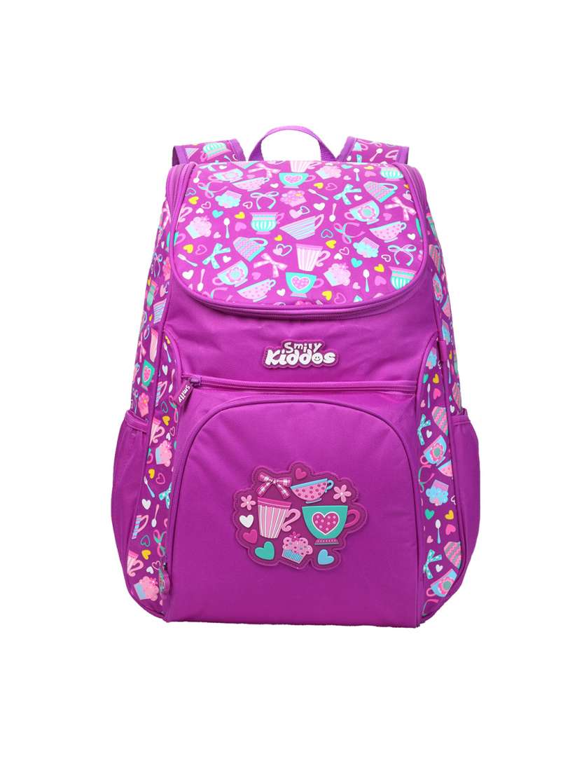 Buy Smily Kiddos Unisex Kids Purple Blue Graphic Backpack Backpacks for Unisex Kids 15715216 Myntra