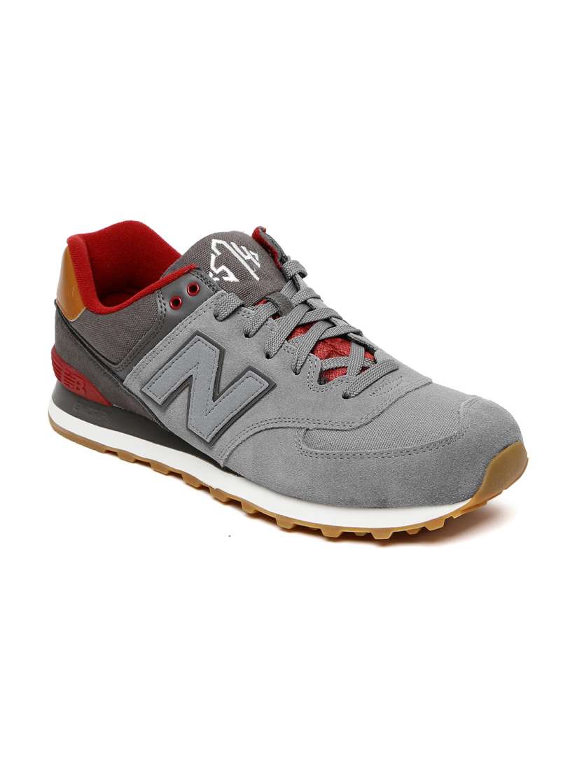 Buy New Balance Men Grey Solid ML574NEB Sneakers Casual Shoes for Men 1572906 Myntra