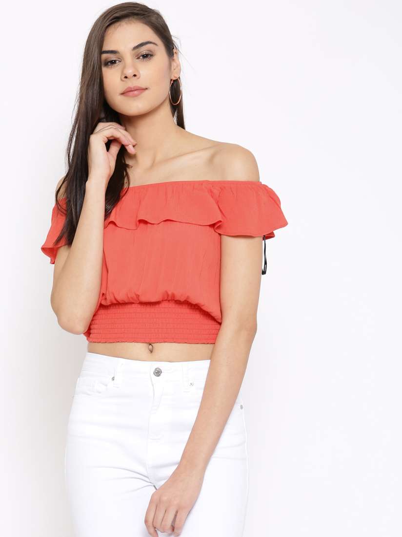 Coral blouse forever 21 outlet