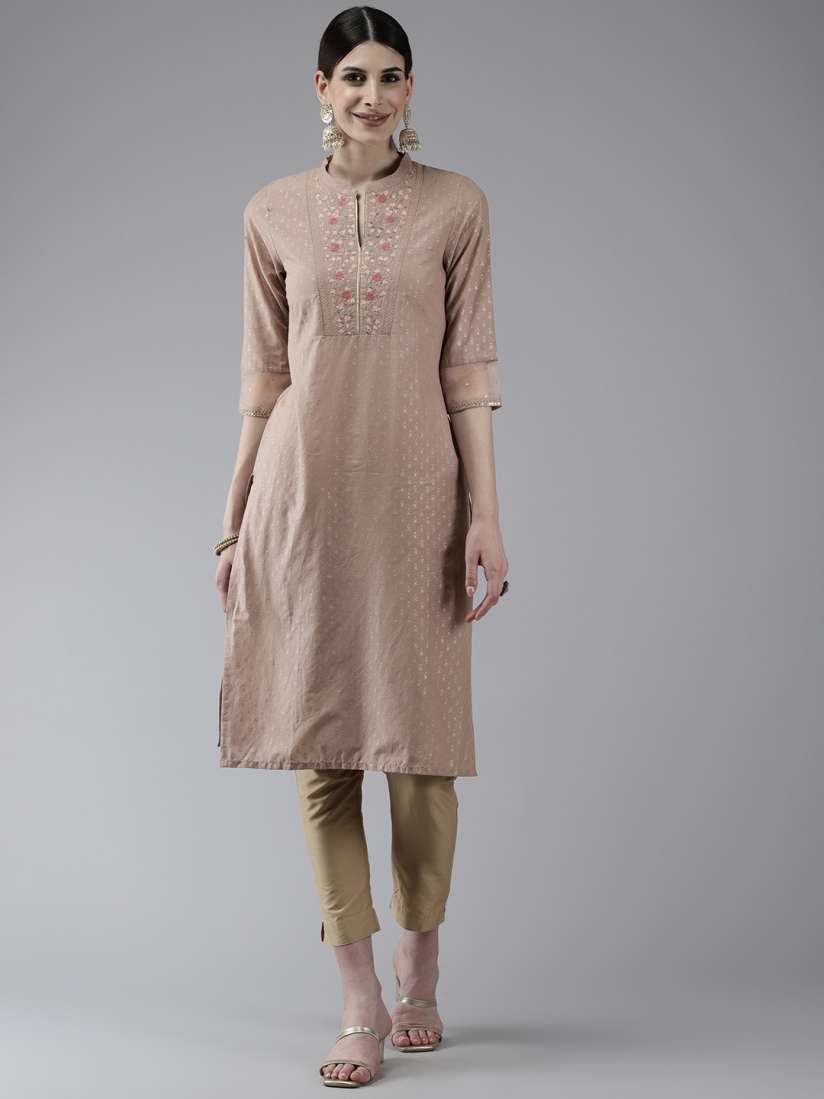 Buy W Straight Cotton Kurta Kurtas for Women 15749880 Myntra