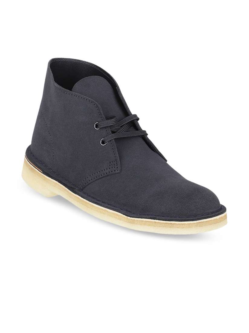 Suede Clarks Desert Boots Dark Blue Buy Clarks Men Navy Blue Suede
