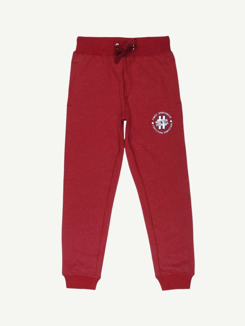 Buy Alan Jones Boys Burgundy Solid Joggers Track Pants for Boys 15777416 Myntra