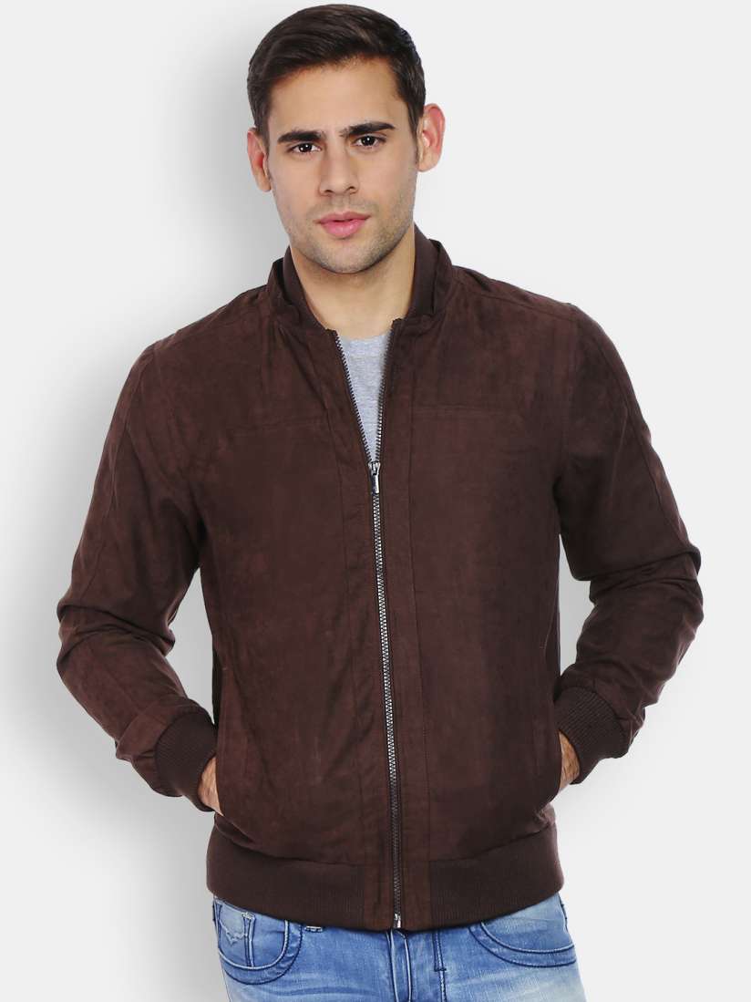 Buy Peter England Casuals Brown Rider Jacket Jackets for Men 1578675 Myntra