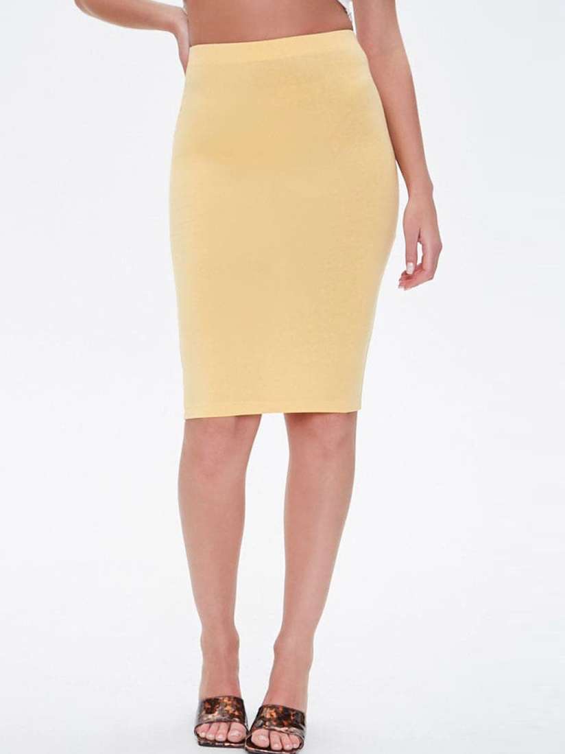 Knee length skirts forever 21 hot sale
